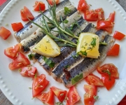 Filetes de sardinha marinados