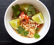 Sopa thai de noodles com marisco - 15minutos (Tom Yum)