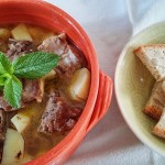 ensopado de borrego à moda do alentejo