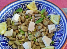 salada de favas