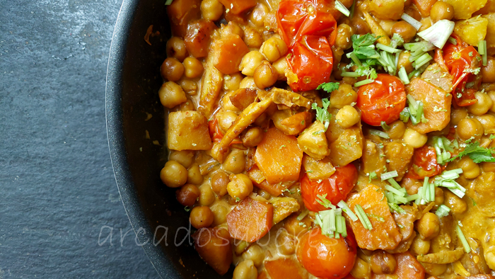 Caril de Grão de Bico Cremoso Receita Vegan em 30 minutos!