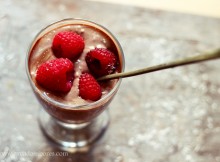 smoothie de chocolate