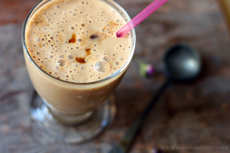 Smoothie de café e baunilha