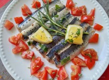 filetes de sardinha marinados