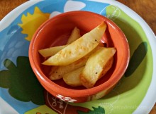 batatas fritas no forno