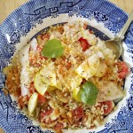 salada de bulgur e figos