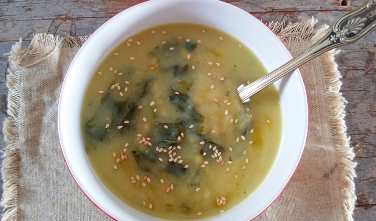 Sopa de Nabiça e Lentilhas