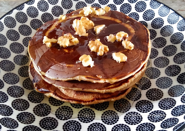 Panquecas de chocolate negro (sem açúcar)