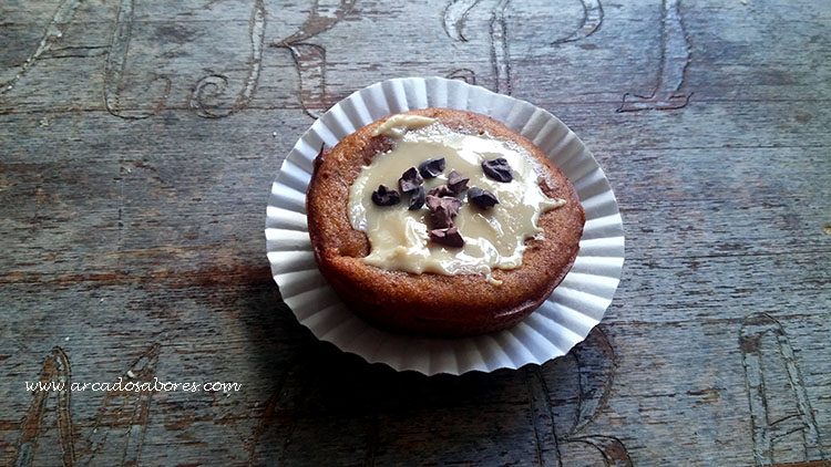 Muffins de maçã e manteiga de amendoim