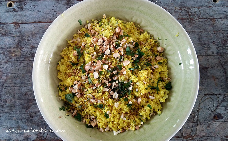 pilaf de couve flor