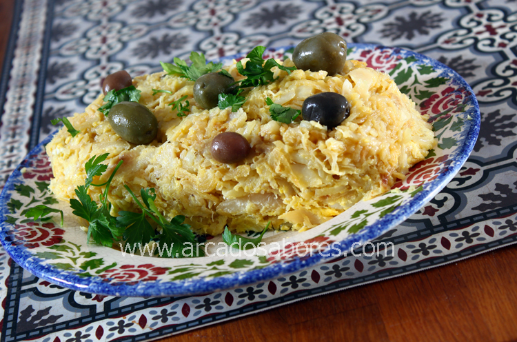 Bacalhau à brás simples