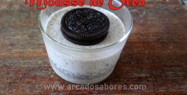 mousse de oreo light