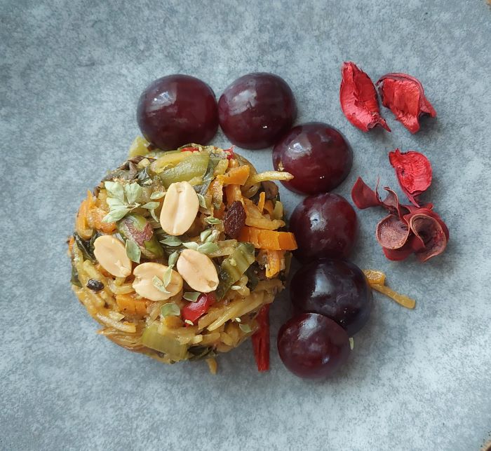 Legumes à brás vegan fácil, sem ovo