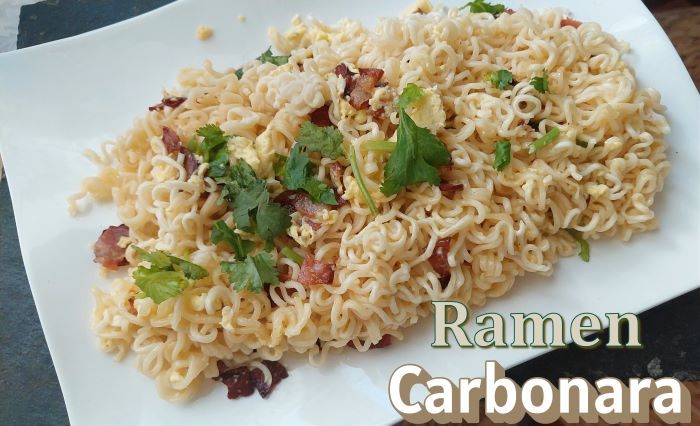Ramen Carbonara - Receita fácil em 15 minutos