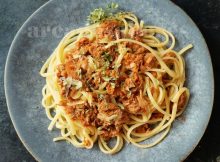 receita de bolonhesa de atum