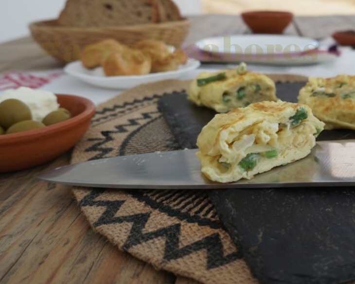 Omelete de Espargos Selvagens