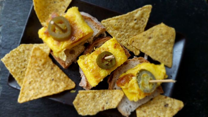 Omelete de Farinheira a Jalapenos