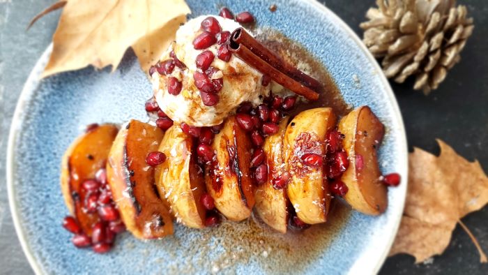 Receita de Marmelos Caramelizados com Calda de Romã